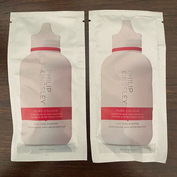 2 Phillip Kingsley Color AntiFade Shampoo Samples - Picture 2 of 2